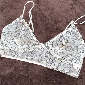 White Flower Bralette